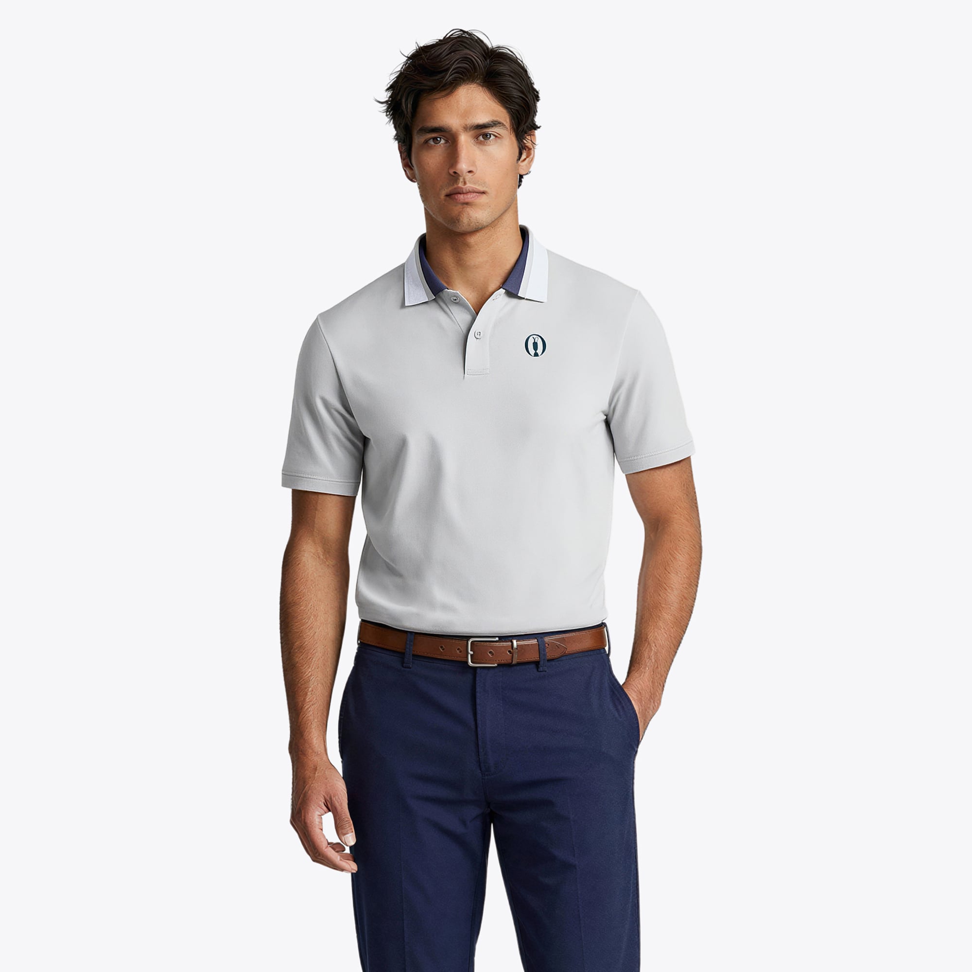 Polo The Open Classic Pique - Grigio