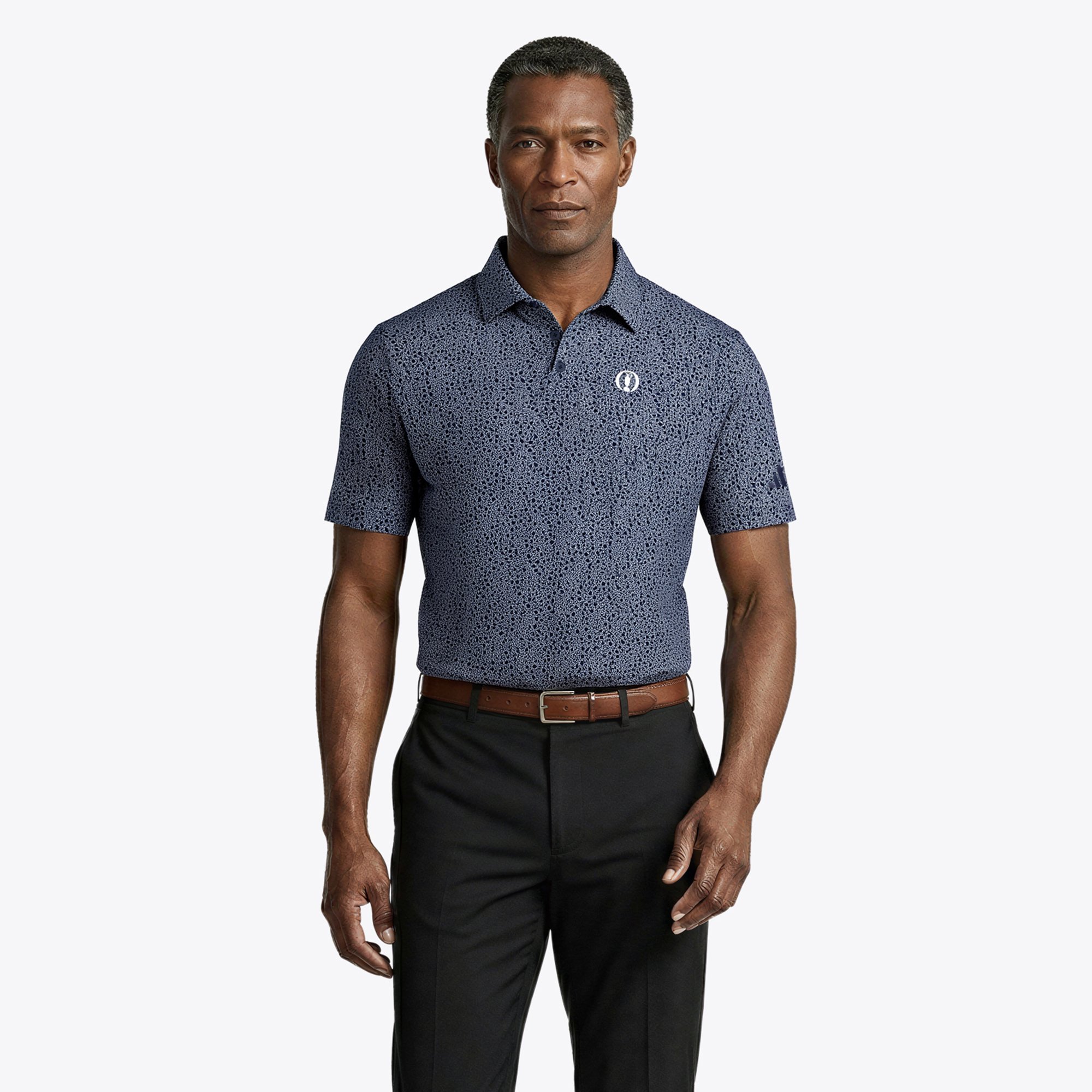Polo The 154th Open Royal Birkdale adidas Ultimate365 Bunker Print - Blu Navy