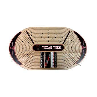 Brown Texas Tech Red Raiders Oval Horseracing Game