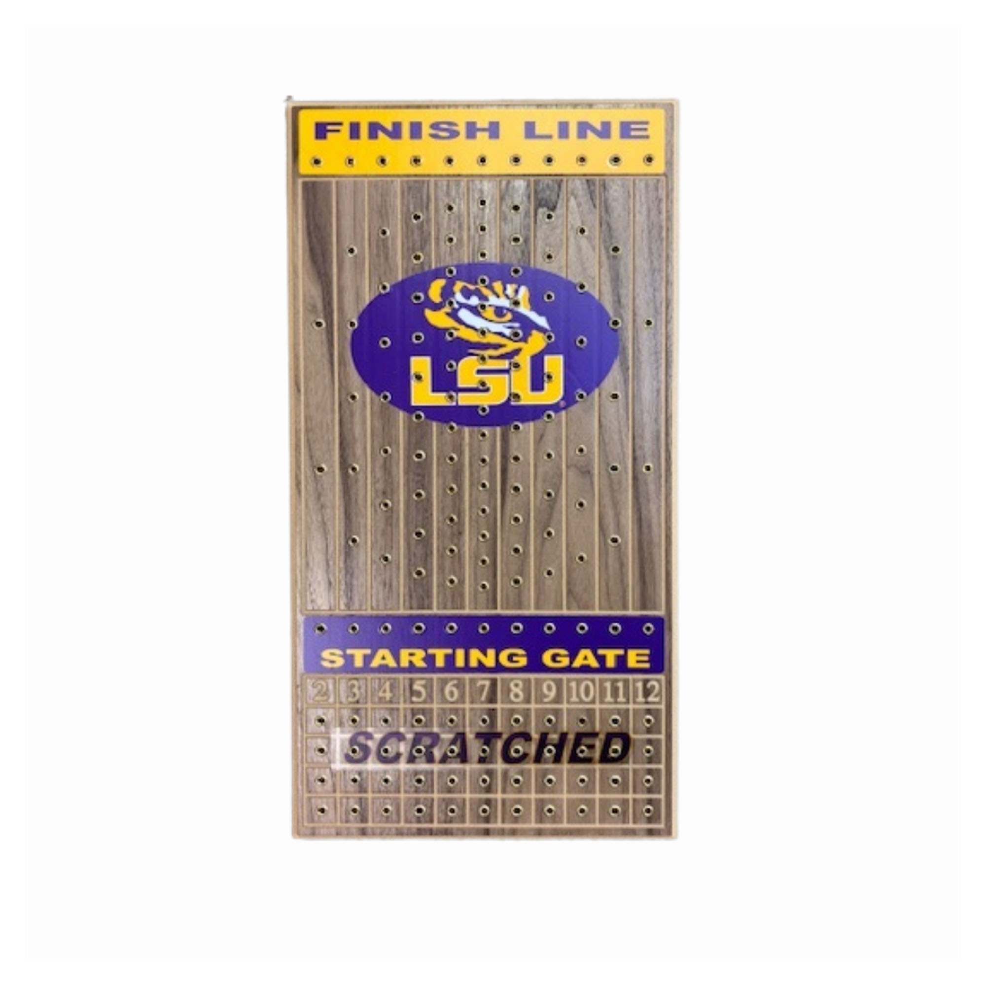 Walnut LSU Tigers Horseracing Game