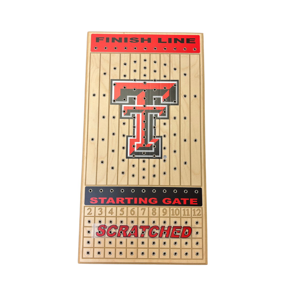 Brown Texas Tech Red Raiders Horseracing Game