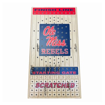 Brown Ole Miss Rebels Horseracing Game