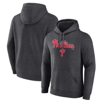 Men's Charcoal Philadelphia Phillies Team Lockup Hoodie