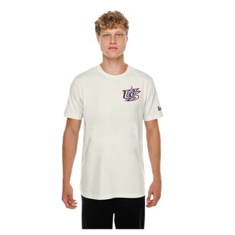 Men's New Era Cream USA Baseball 2026 World Baseball Classic Hot Dog T-Shirt