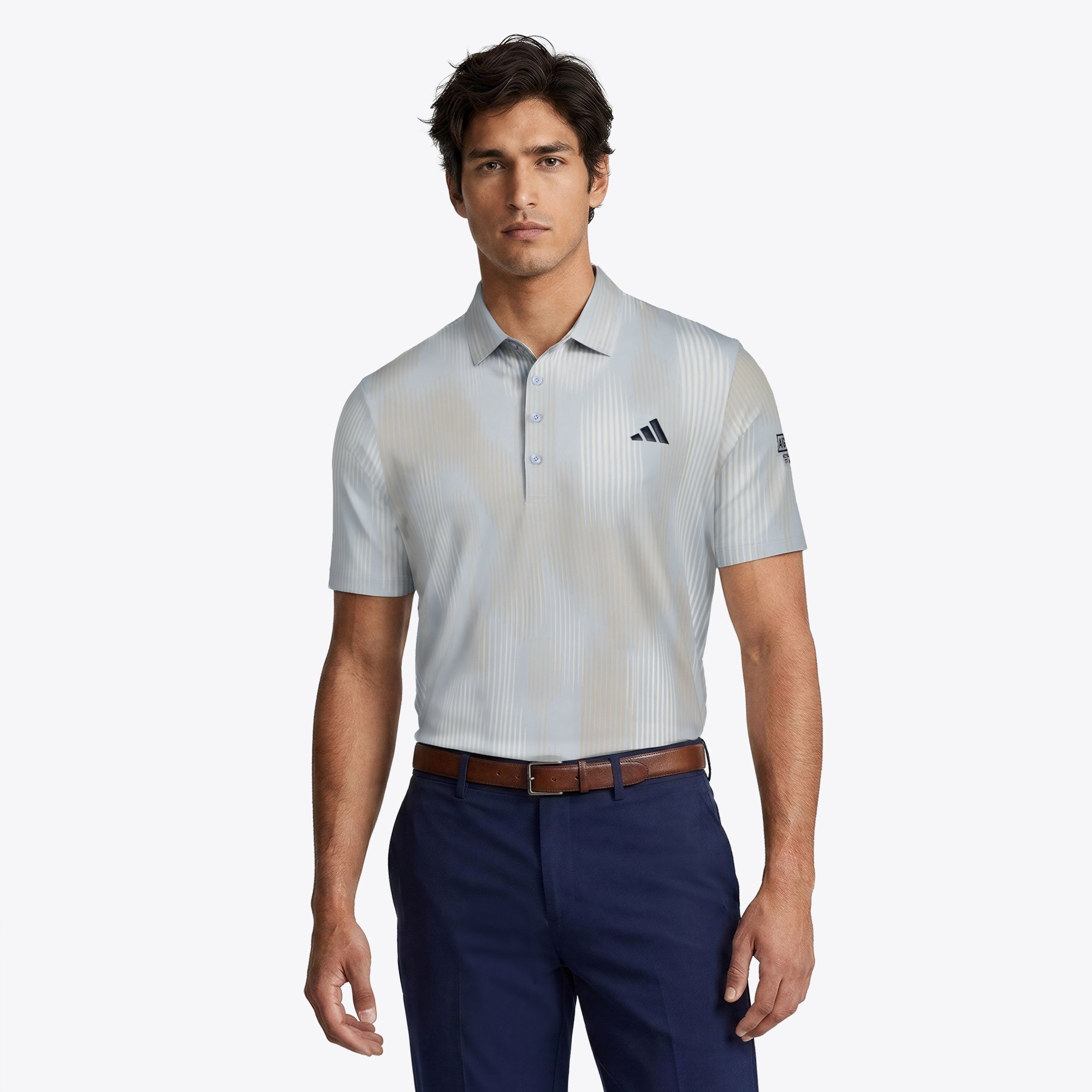 Polo con stampa AIG Open Adidas Ultimate 365 Tour Cool Feel da donna - Blu