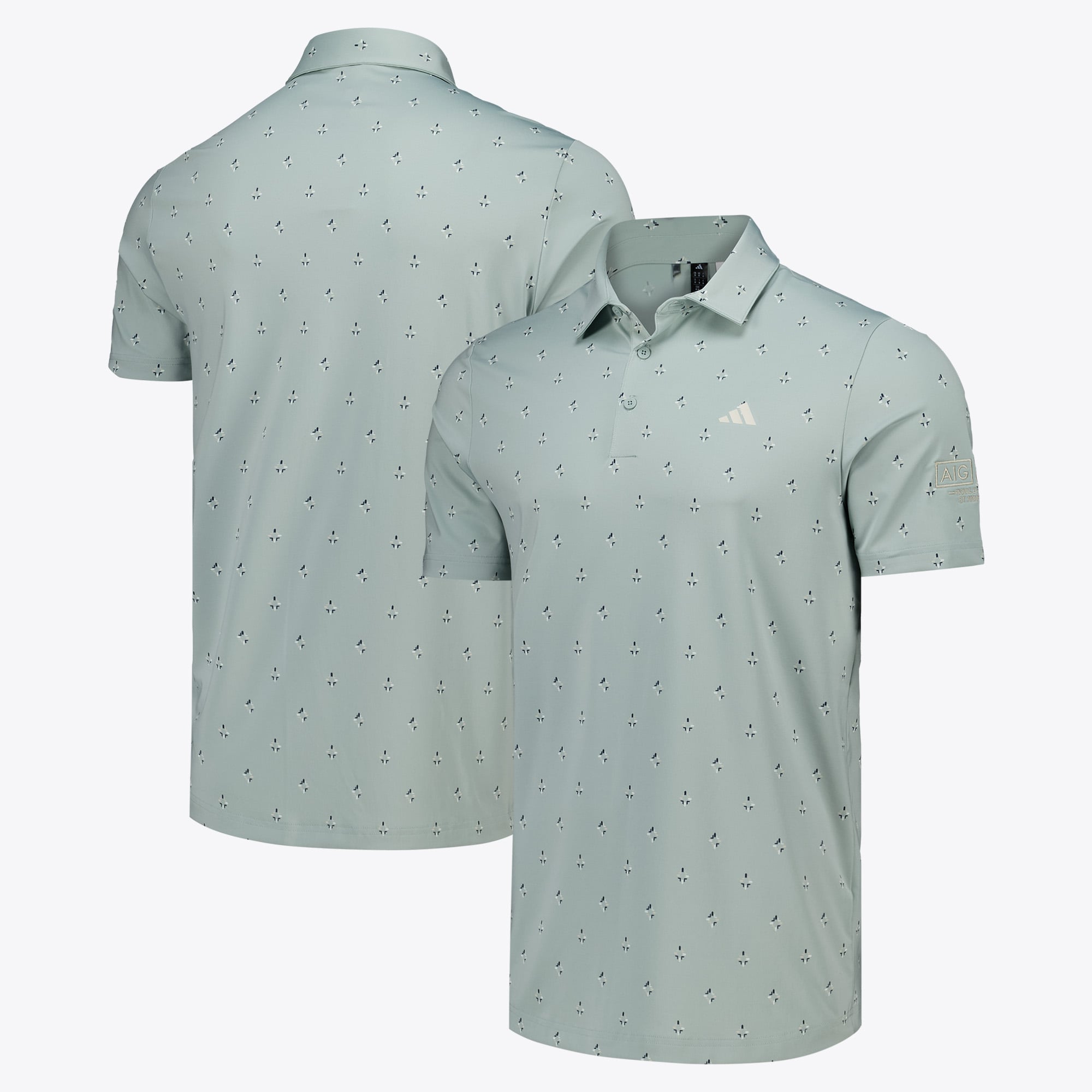 Polo AIG Women's Open Royal Lytham & St Annes 2026 adidas Ultimate365 Print Climacool - Salvia