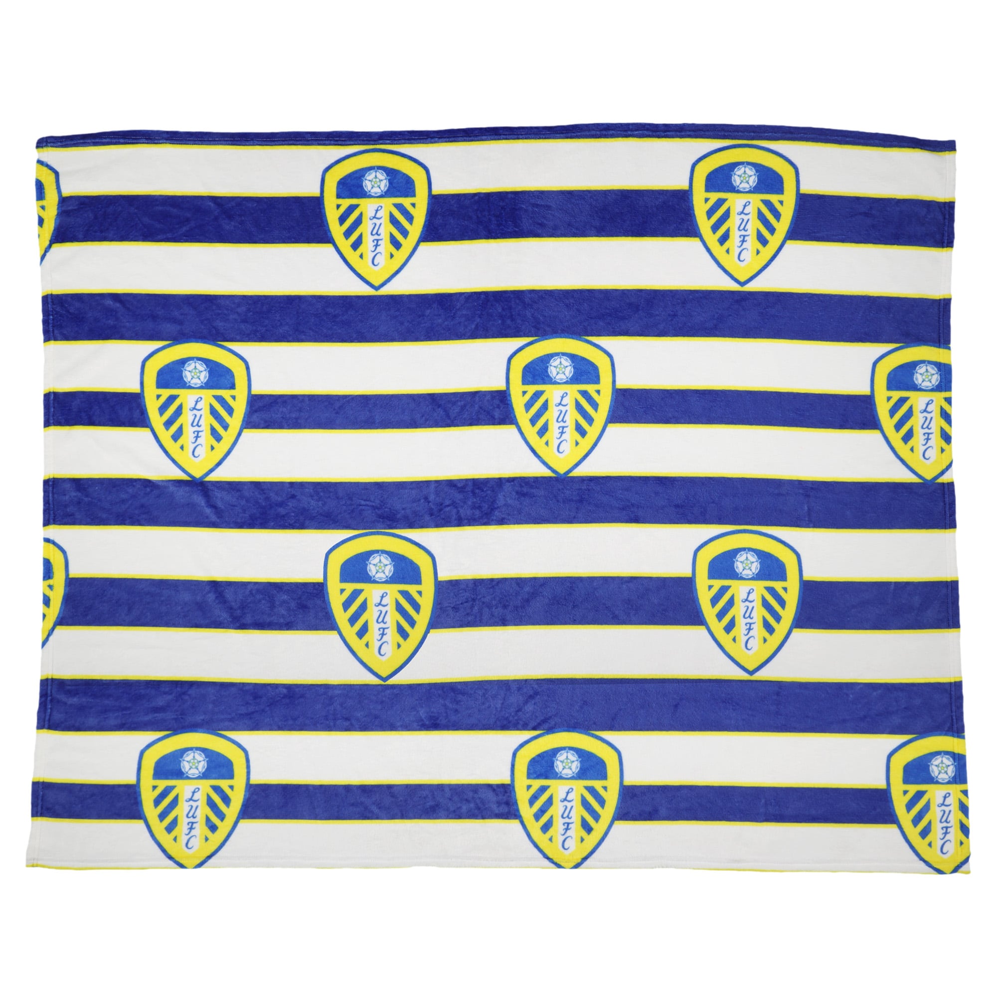 Leeds United Supersoft Flannel Fleece Blanket - 120x150cm