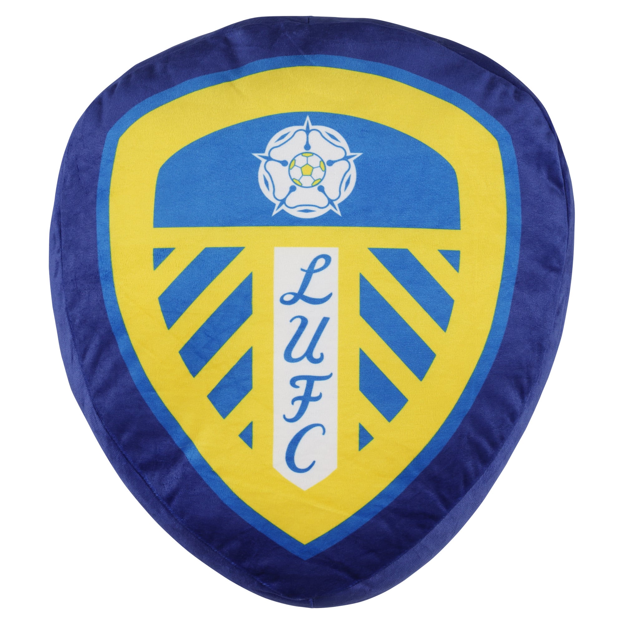 Leeds United Shaped Crest Cushion
