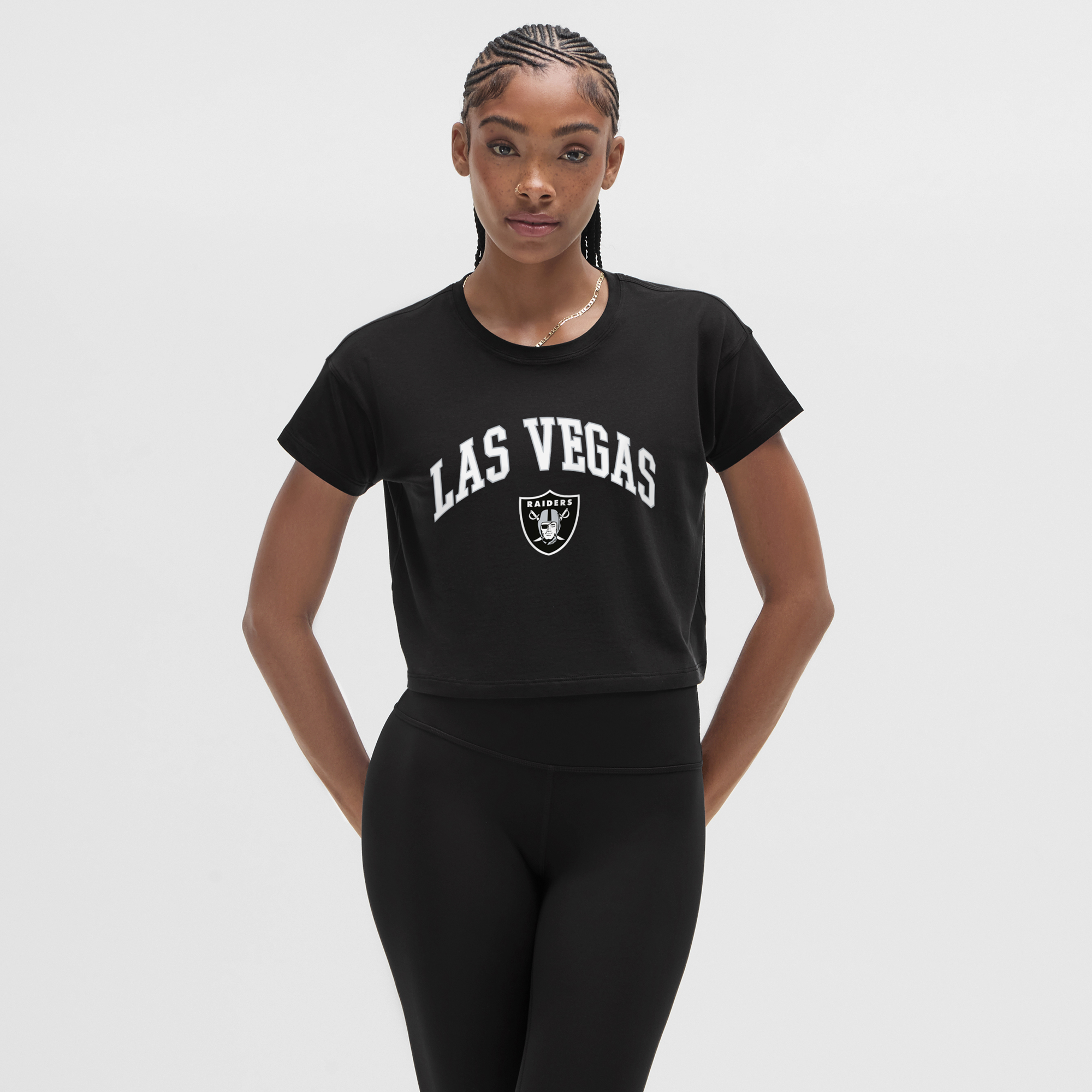 Women's lululemon Black Las Vegas Raiders Cates T-Shirt