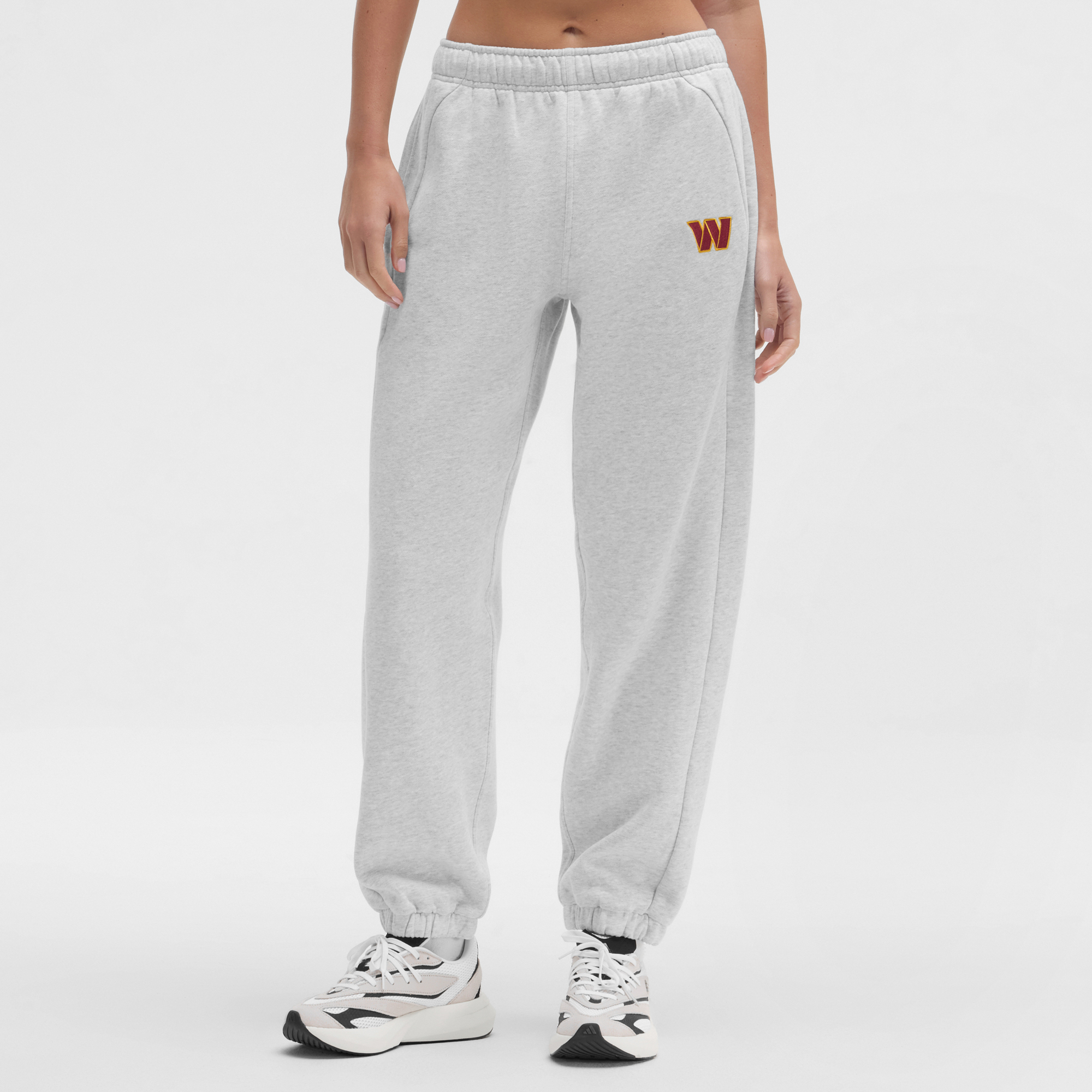 Women's lululemon Heathered Core Ultra Light Grey Washington Commanders Scuba Mid-Rise Oversized Jogger