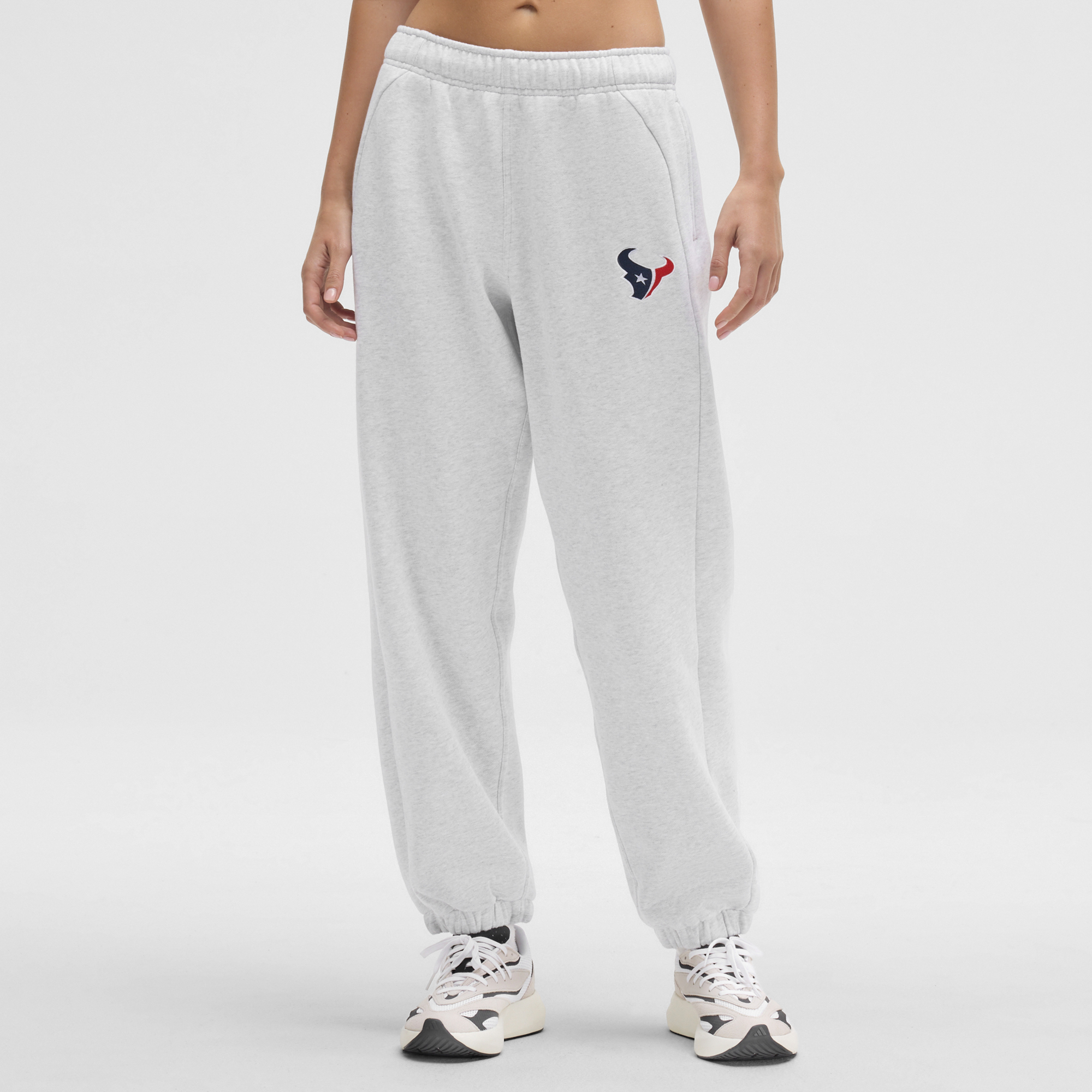 Women's lululemon Heathered Core Ultra Light Grey Houston Texans Scuba Mid-Rise Oversized Jogger