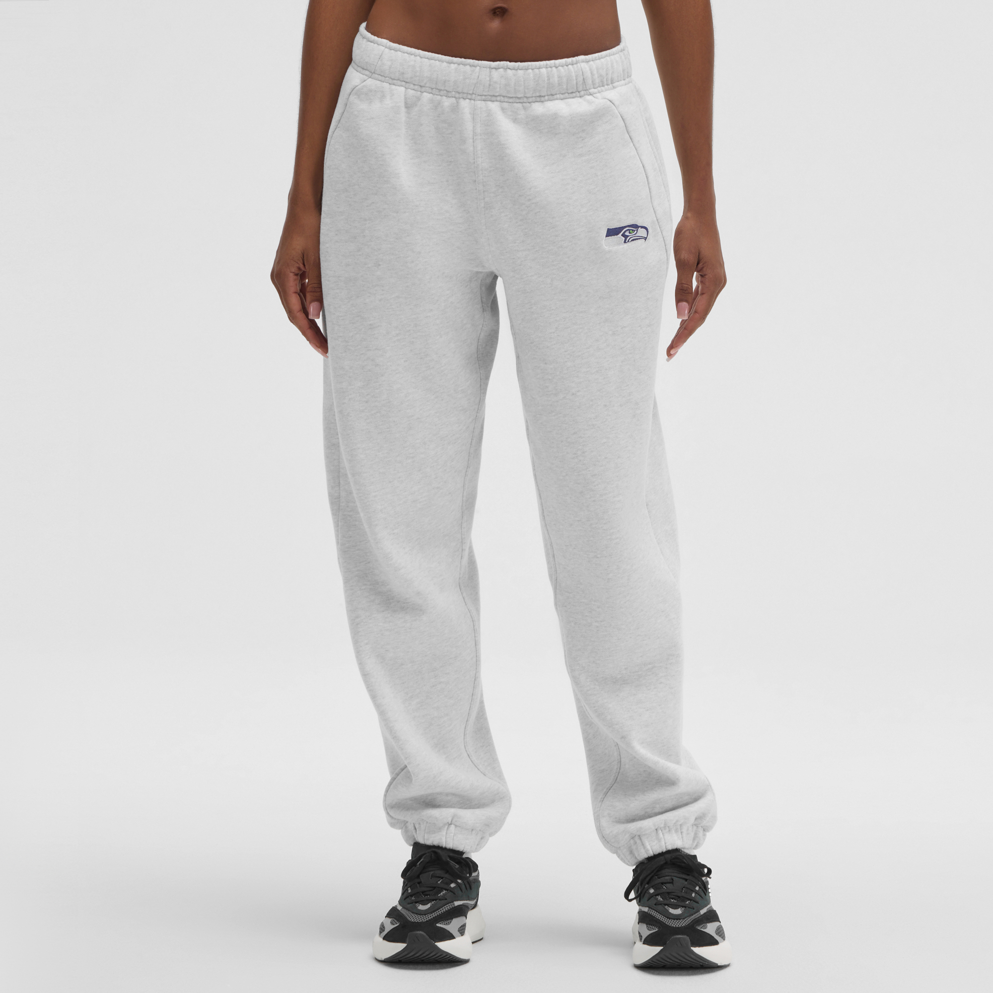 Women's lululemon Heathered Core Ultra Light Grey Seattle Seahawks Scuba Mid-Rise Oversized Jogger