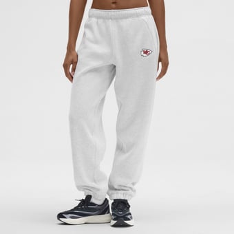 Women's lululemon Heathered Core Ultra Light Grey Kansas City Chiefs Scuba Mid-Rise Oversized Jogger