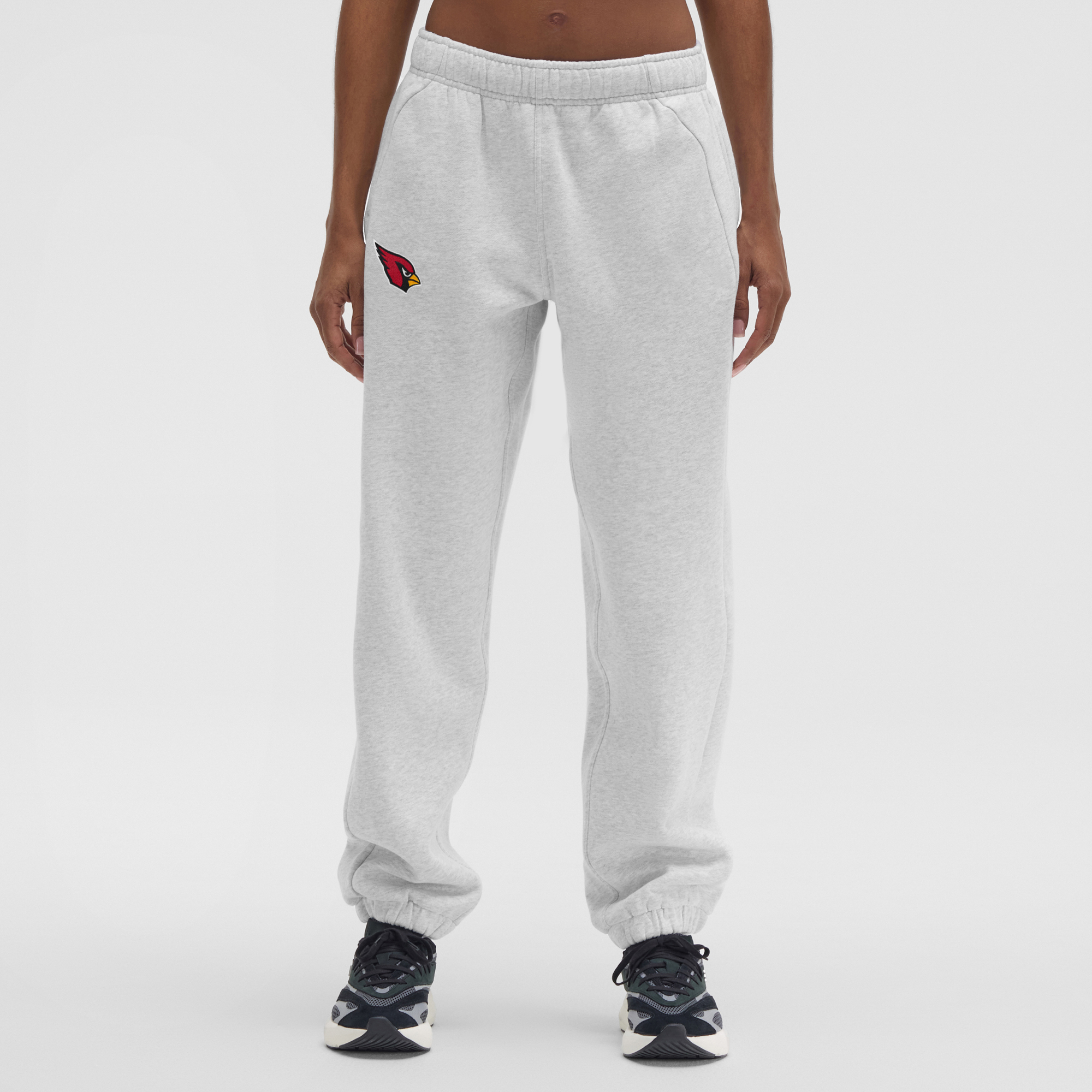 Women's lululemon Heathered Core Ultra Light Grey Arizona Cardinals Scuba Mid-Rise Oversized Jogger