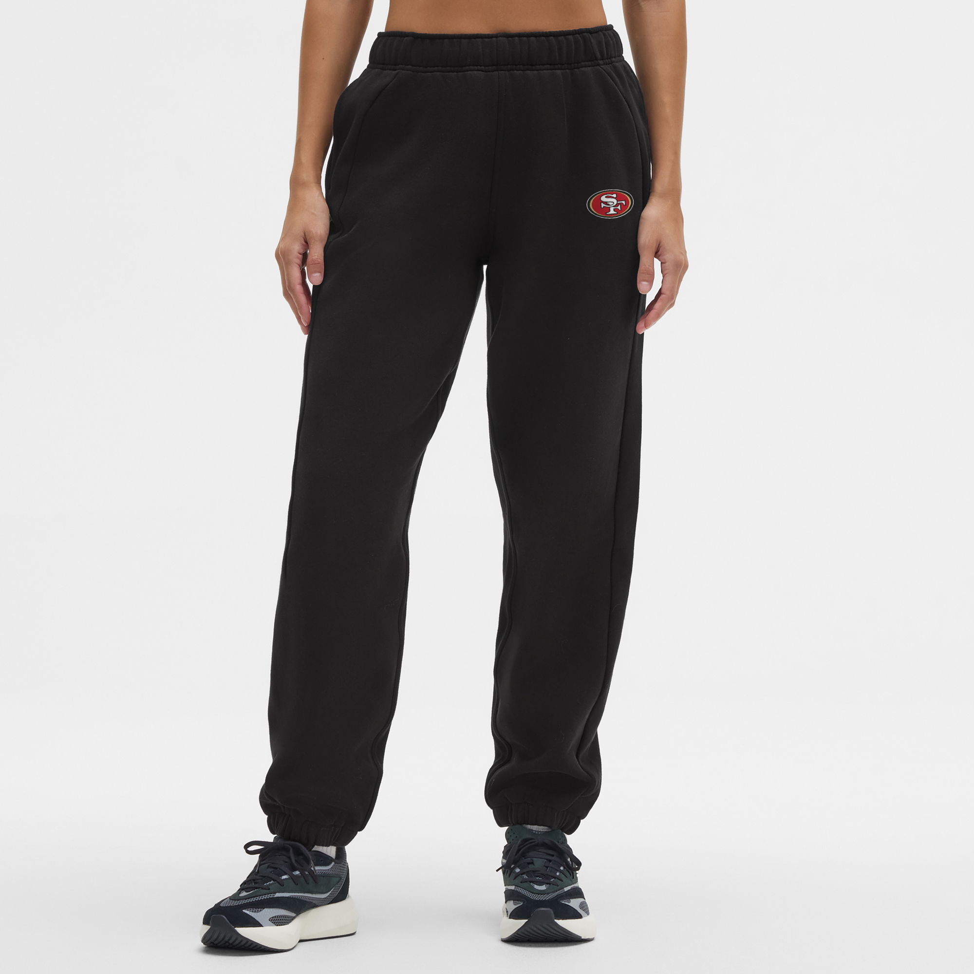 Women's lululemon Black San Francisco 49ers Scuba Mid-Rise Oversized Jogger