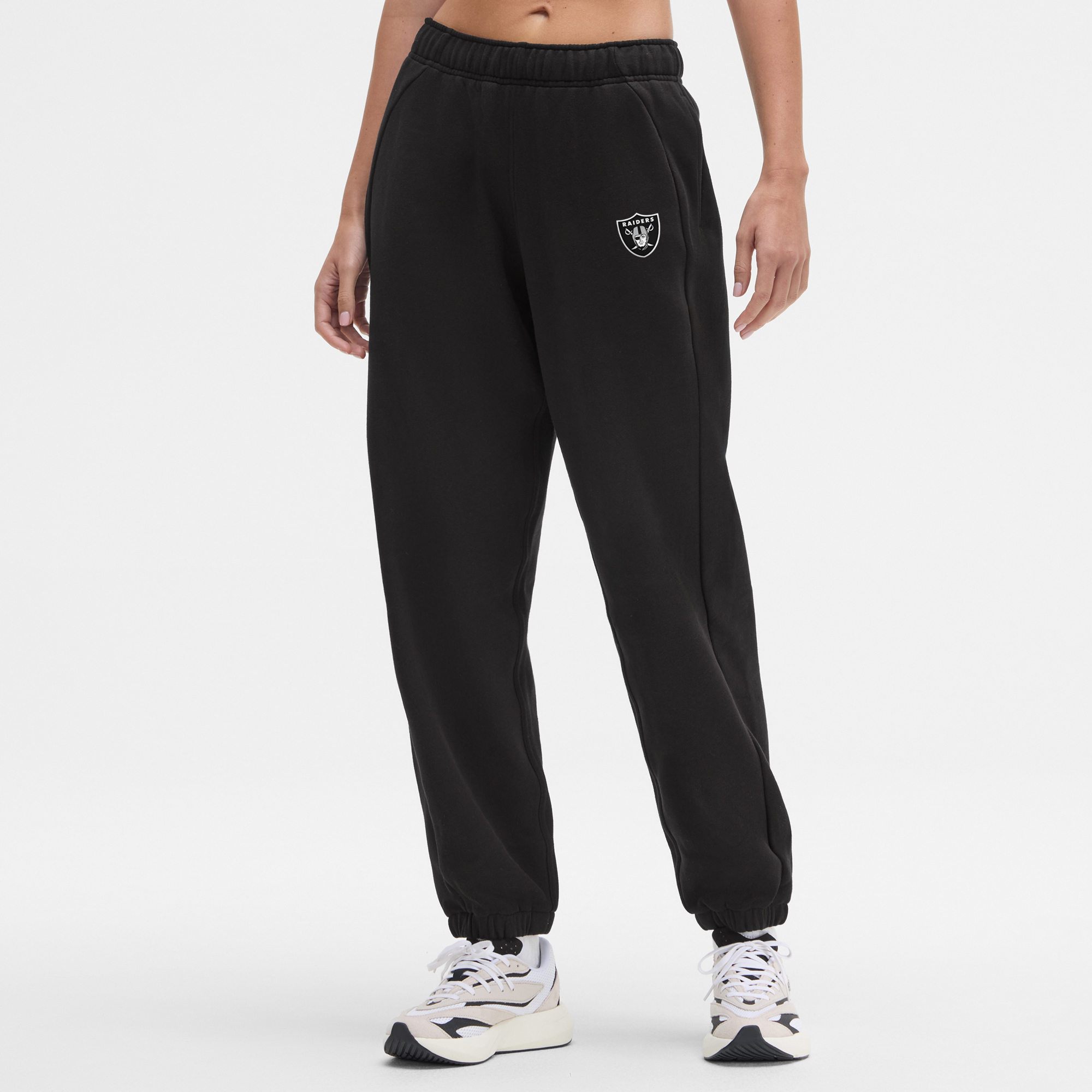 Women's lululemon Black Las Vegas Raiders Scuba Mid-Rise Oversized Jogger
