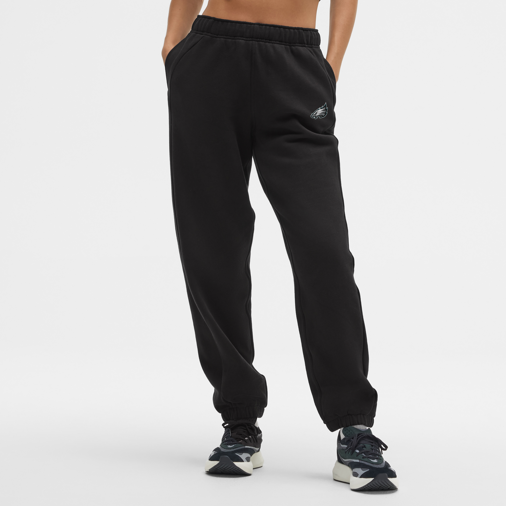 Women's lululemon Black Philadelphia Eagles Scuba Mid-Rise Oversized Jogger