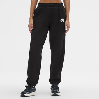 Women's lululemon Black Pittsburgh Steelers Scuba Mid-Rise Oversized Jogger