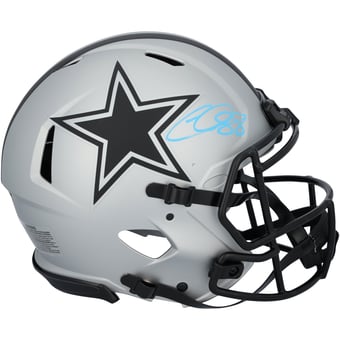CeeDee Lamb Dallas Cowboys Autographed Riddell Rave Speed Authentic Helmet