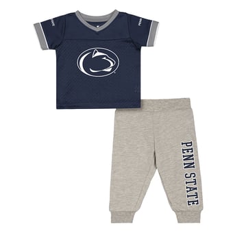 Infant & Newborn Colosseum Penn State Nittany Lions Nothing But the Hits Two-Piece Football Set
