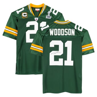 Charles Woodson Green Bay Packers Autographed Green Mitchell & Ness 2010 Authentic Jersey