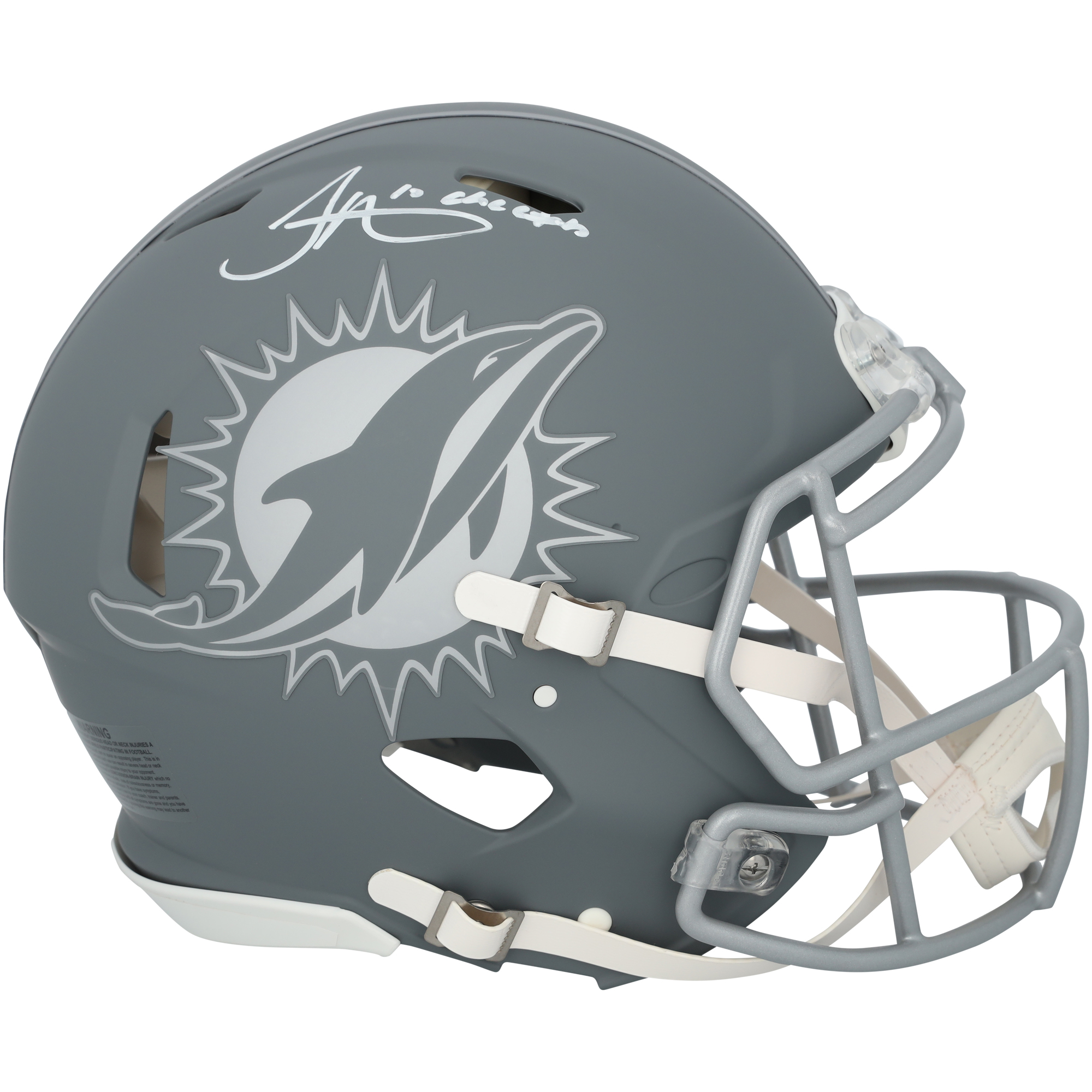 Tyreek Hill Miami Dolphins Autographed Riddell Slate Speed Authentic Helmet with "Cheetah" Inscription