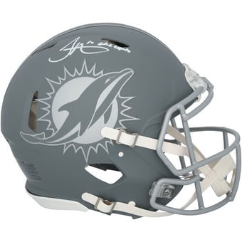 Tyreek Hill Miami Dolphins Autographed Riddell Slate Speed Authentic Helmet with "Cheetah" Inscription