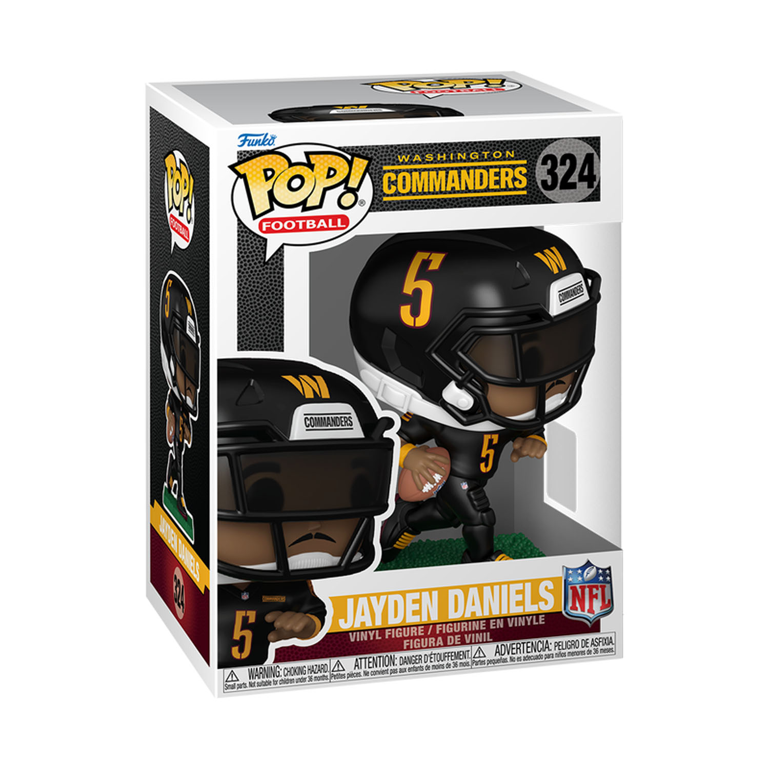 Funko Jayden Daniels Washington Commanders Pop! Vinyl Figure #324