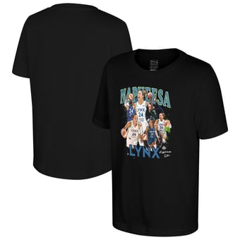 Youth Stadium Essentials Napheesa Collier Black Minnesota Lynx Crossroads T-Shirt