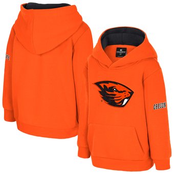 Toddler Colosseum Orange Oregon State Beavers Big Logo Volume Fleece Pullover Hoodie