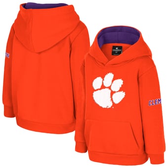Toddler Colosseum  Orange Clemson Tigers Big Logo Fleece Pullover Hoodie