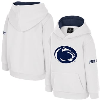 Toddler Colosseum  White Penn State Nittany Lions Big Logo Fleece Pullover Hoodie
