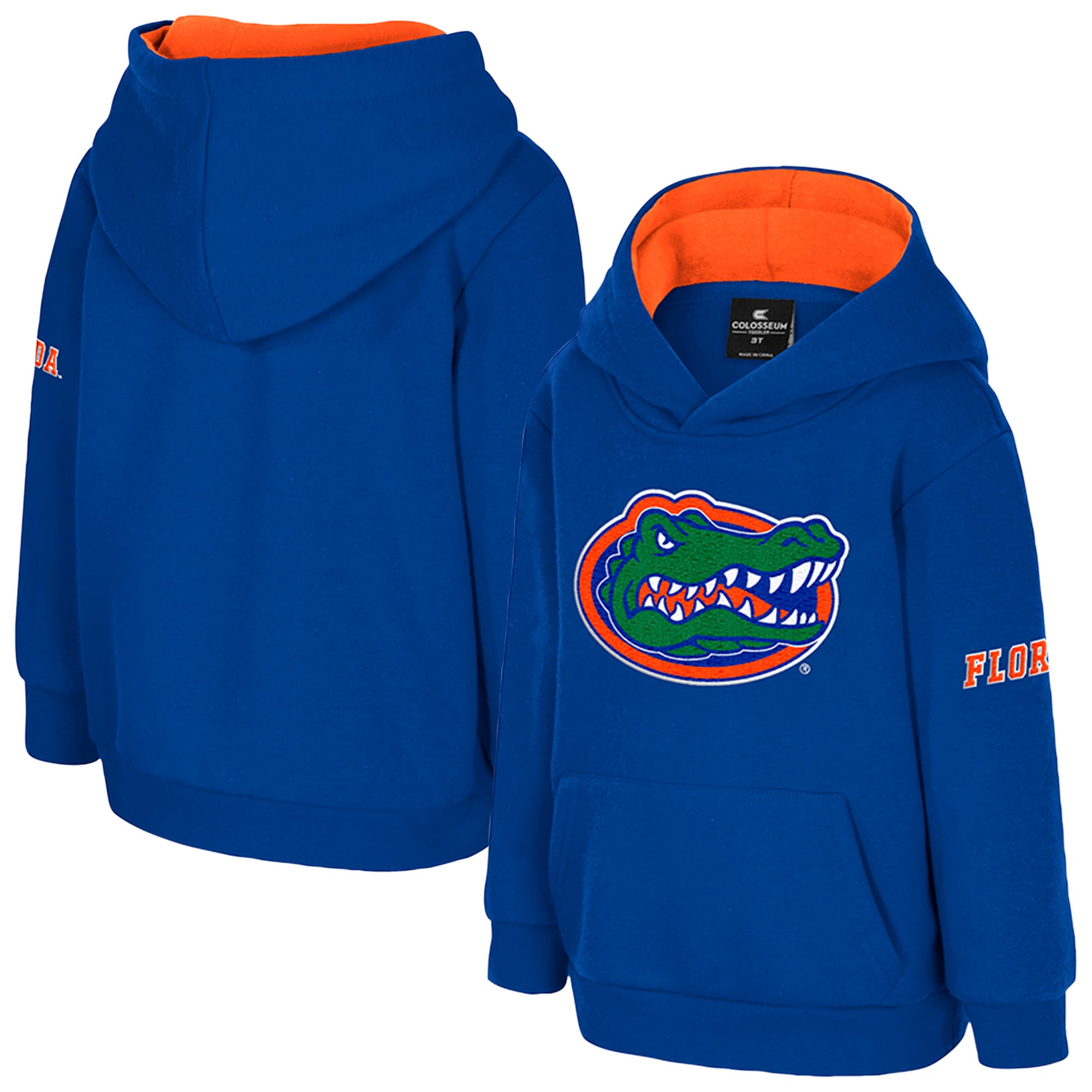 Toddler Colosseum  Royal Florida Gators Big Logo Fleece Pullover Hoodie