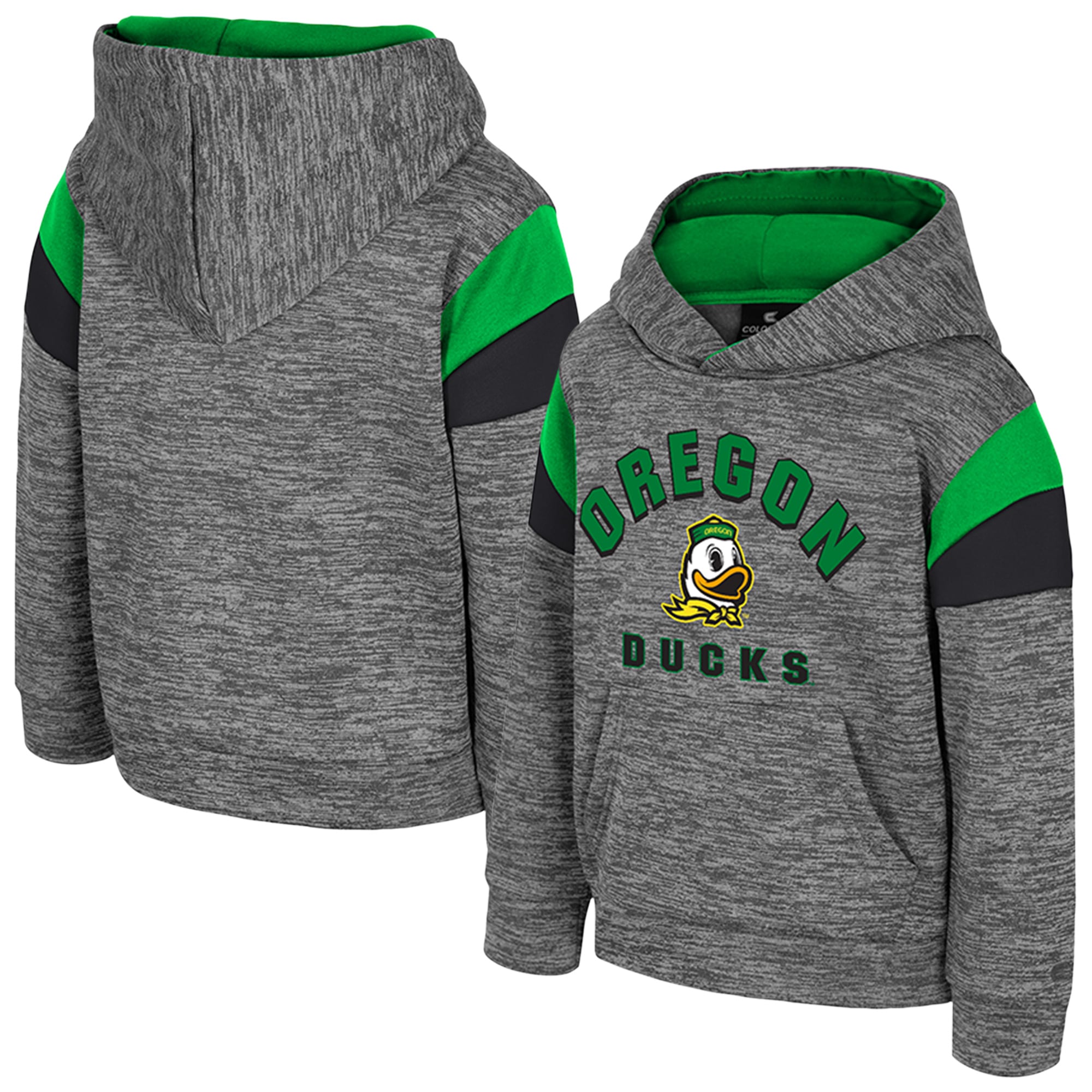 Toddler Colosseum Gray Oregon Ducks Wizard City Hoodie