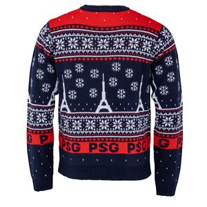 Pull PSG Noël 2025 - Bleu, vue 4
