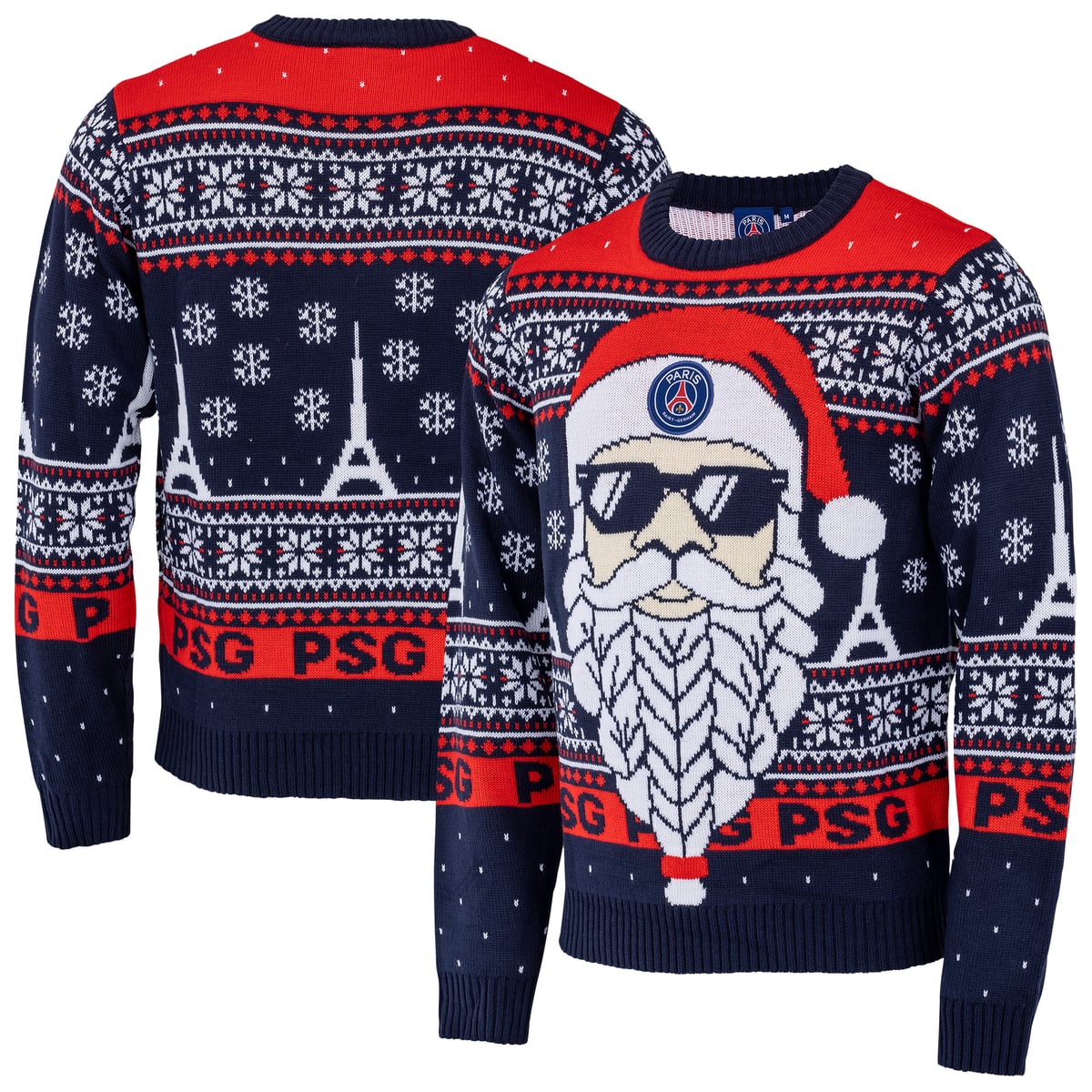 Pull PSG Noël 2025 - Bleu