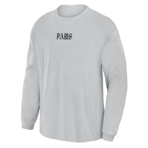 T-shirt manches longues Paris Saint-Germain - Gris glacier - Homme, vue 5