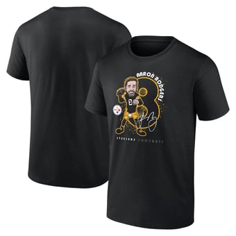 Men's Aaron Rodgers Black Pittsburgh Steelers Steel City T-Shirt