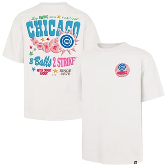Unisex '47  Cream Chicago Cubs Turnpike Chuck Foundation T-Shirt