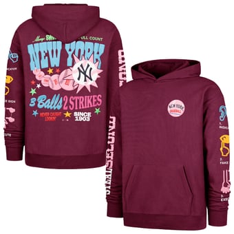 Unisex '47  Burgundy New York Yankees Earl Foundation Hoodie