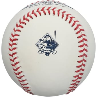 Ichiro Suzuki Seattle Mariners Rawlings Jersey Retirement Logo Baseball with Case