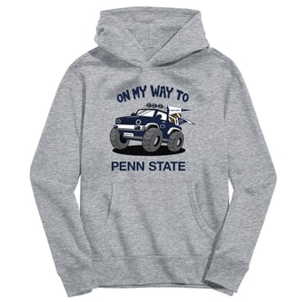 Toddler Vive La Fete Gray Penn State Nittany Lions On My Way To Pullover Hoodie