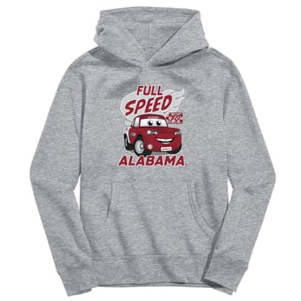 Youth Vive La Fete Gray Alabama Crimson Tide Full Speed Pullover Hoodie
