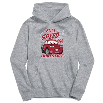 Youth Vive La Fete Gray Ohio State Buckeyes Full Speed Pullover Hoodie