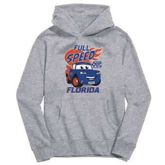 Youth Vive La Fete Gray Florida Gators Full Speed Pullover Hoodie