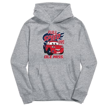 Youth Vive La Fete Gray Ole Miss Rebels Full Speed Pullover Hoodie