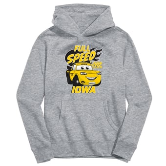 Toddler Vive La Fete Gray Iowa Hawkeyes Full Speed Pullover Hoodie