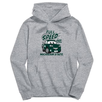 Toddler Vive La Fete Gray Michigan State Spartans Full Speed Pullover Hoodie