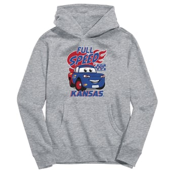Toddler Vive La Fete Gray Kansas Jayhawks Full Speed Pullover Hoodie
