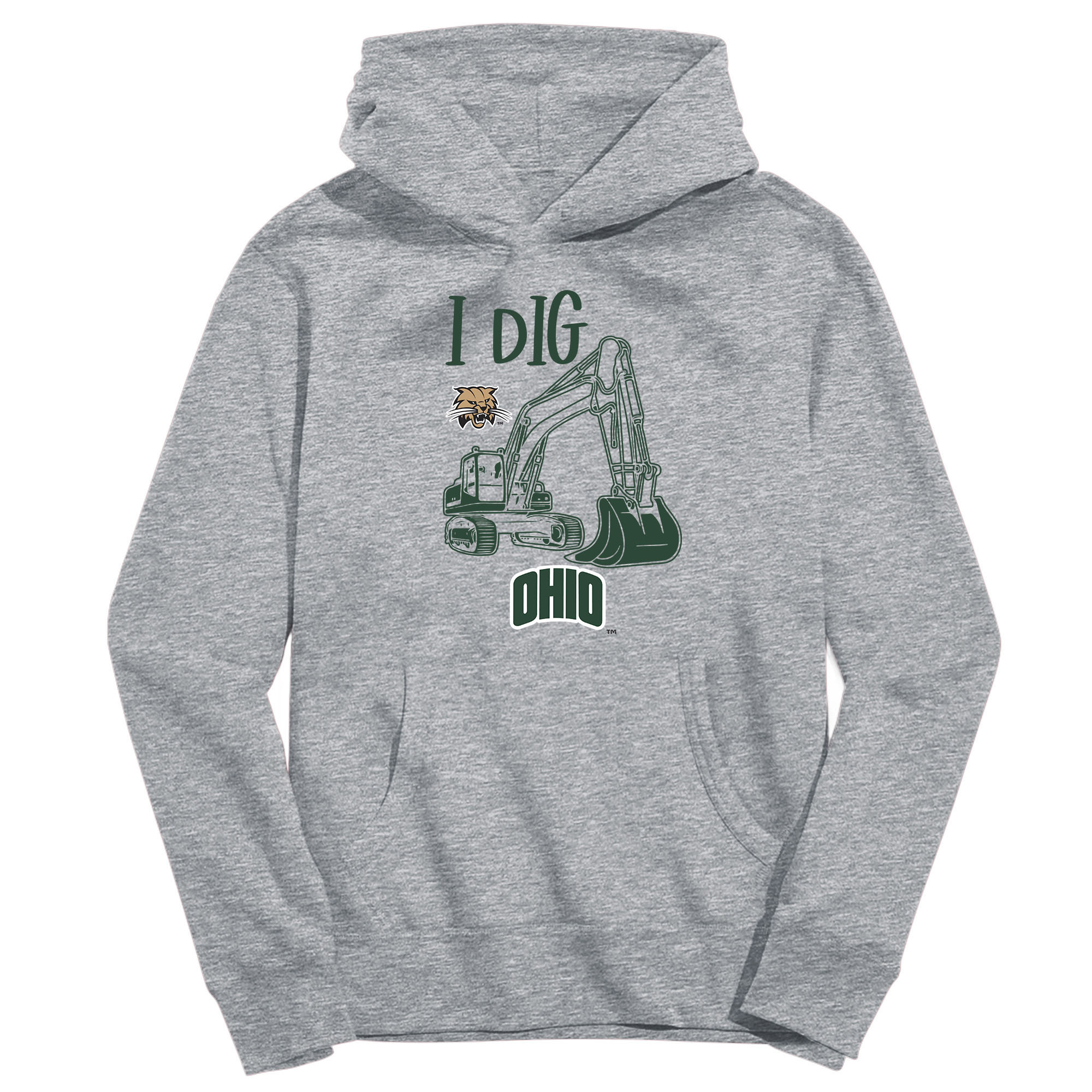 Youth Vive La Fete Gray Ohio Bobcats Excavator Pullover Hoodie Youth Vive La Fete Gray Ohio Bobcats Excavator Pullover Hoodie
